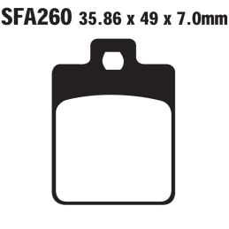 Klocki hamulcowe EBC SFA260...
