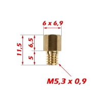 Dysze główne Mikuni HJ HEX M5,3x0,9