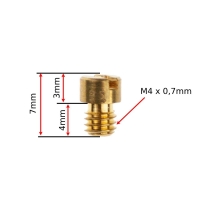 Dysze główne M4 x 0,7 Keihin Walbro